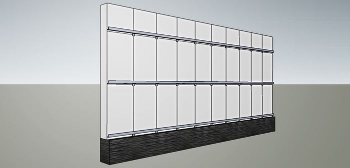 3. Install the horizontal bar